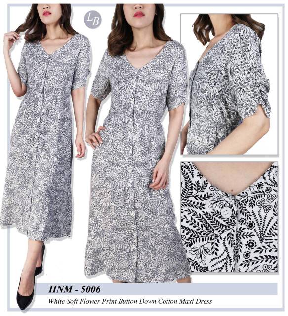 soft cotton maxi dress