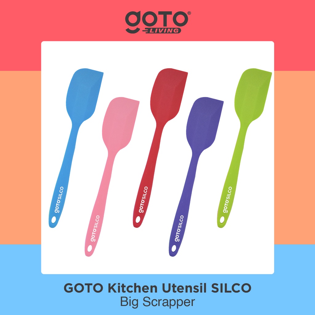 Goto Silco Kitchen Utensil Spatula Silikon Capitan Sendok Masak Dapur