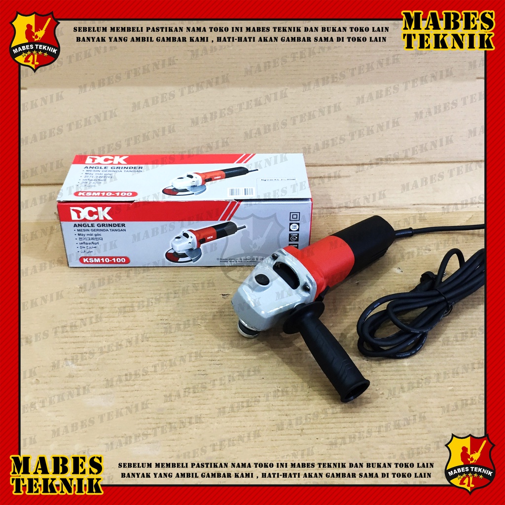 MESIN GERINDA TANGAN 4 INCH VARIABLE SPEED ATUR KECEPATAN DCK KSM 10-100 / KSM10-100 / DONGCHENG DCK
