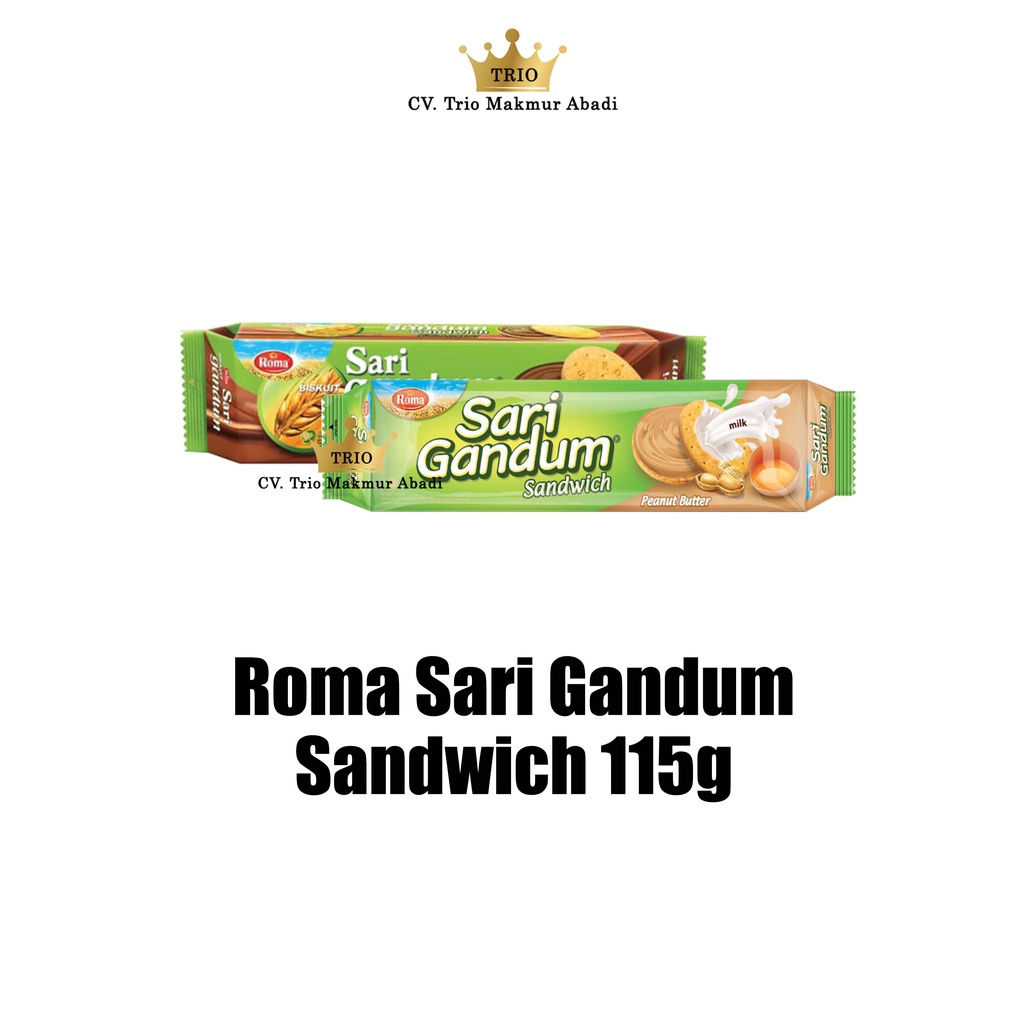 

Roma Sari Gandum Sandwich 115g