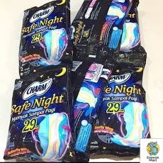 COD - SOFTEX PEMBALUT Charm Body Fit Safe NIght Cooling FresH PER 2 PADS CHARM NON Wing SOFTEX CHARM