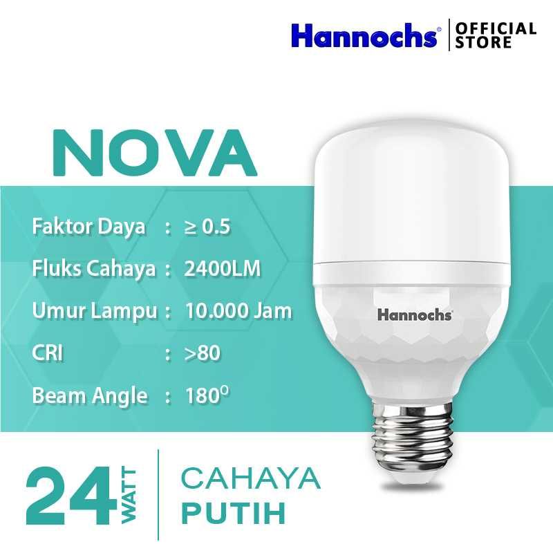 hannochs 24w nova cahaya putih