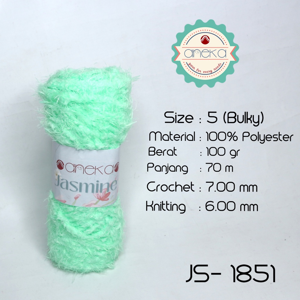 Benang Rajut Bulu Halus Jasmine Yarn / Cashmere Plush - 1851