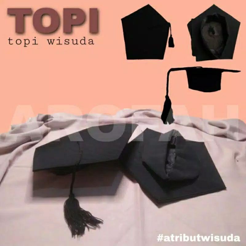 Topi.wisuda.dewasa.tk.perlengkapan wisuda