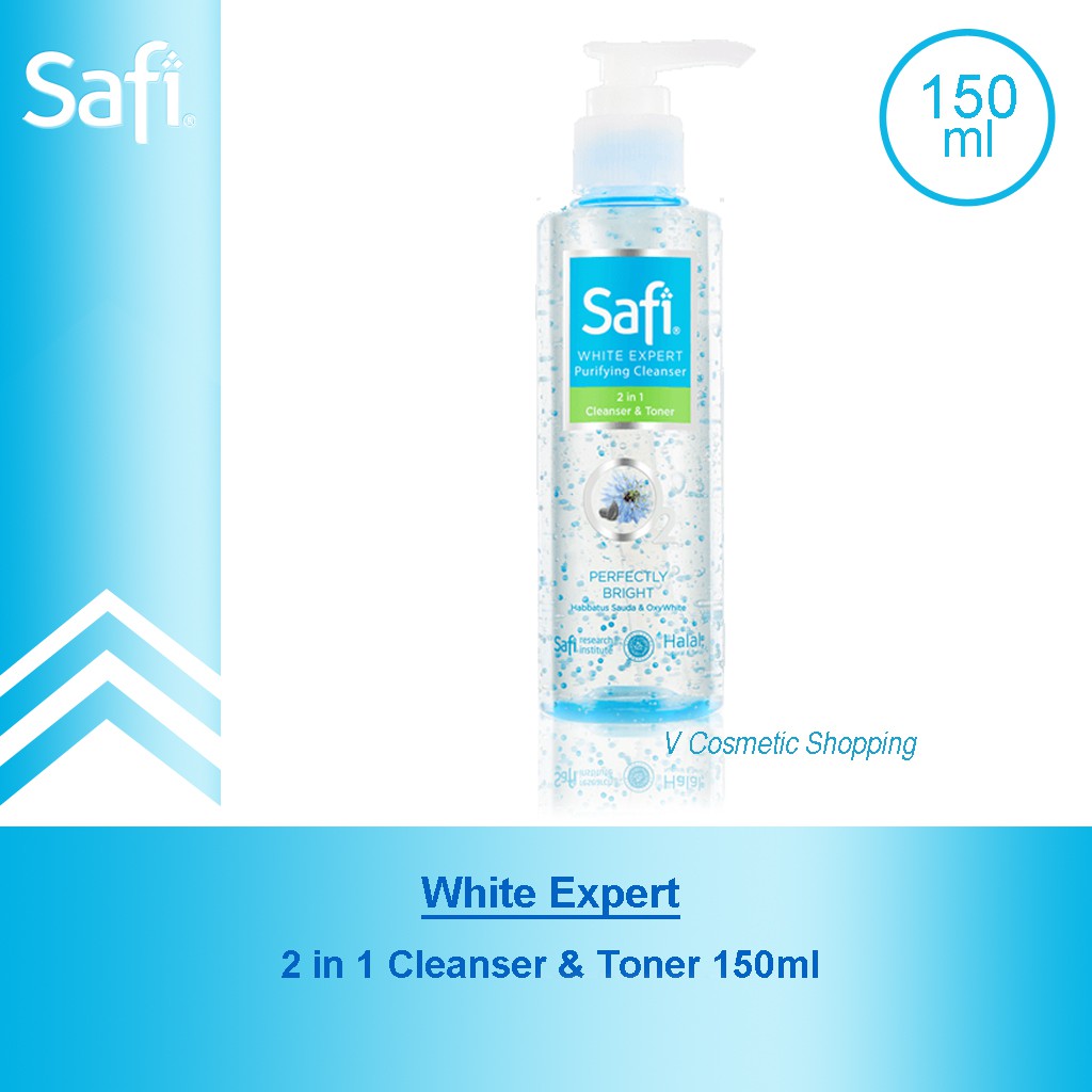 safi white expert 2 in 1 cleanser & toner oil control