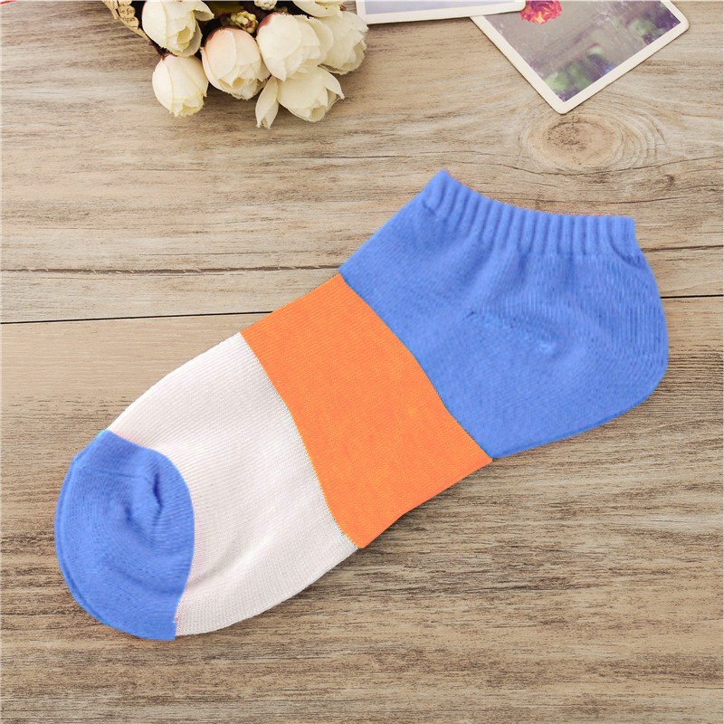 MM - Kaos Kaki Wanita Motif 3 Warna Import Semata Kaki Bayar Ditempat ()-8