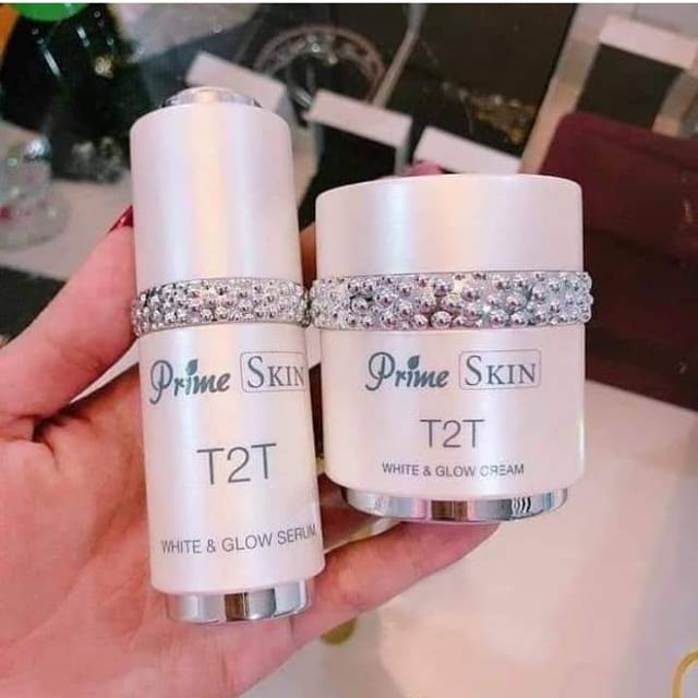 Prime Skin T2T sepaket (serum+cream) ORI HWI