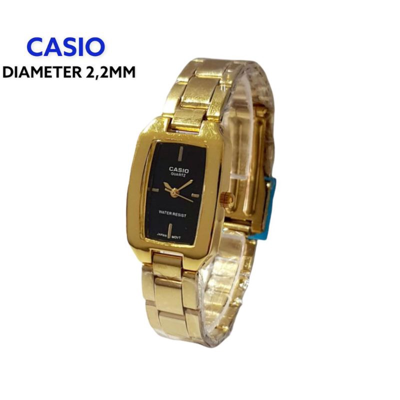 JAM TANGAN WANITA CASIO RANTAI DIAMETER 22mm || JAM TANGAN FASHION WANITA MURAH