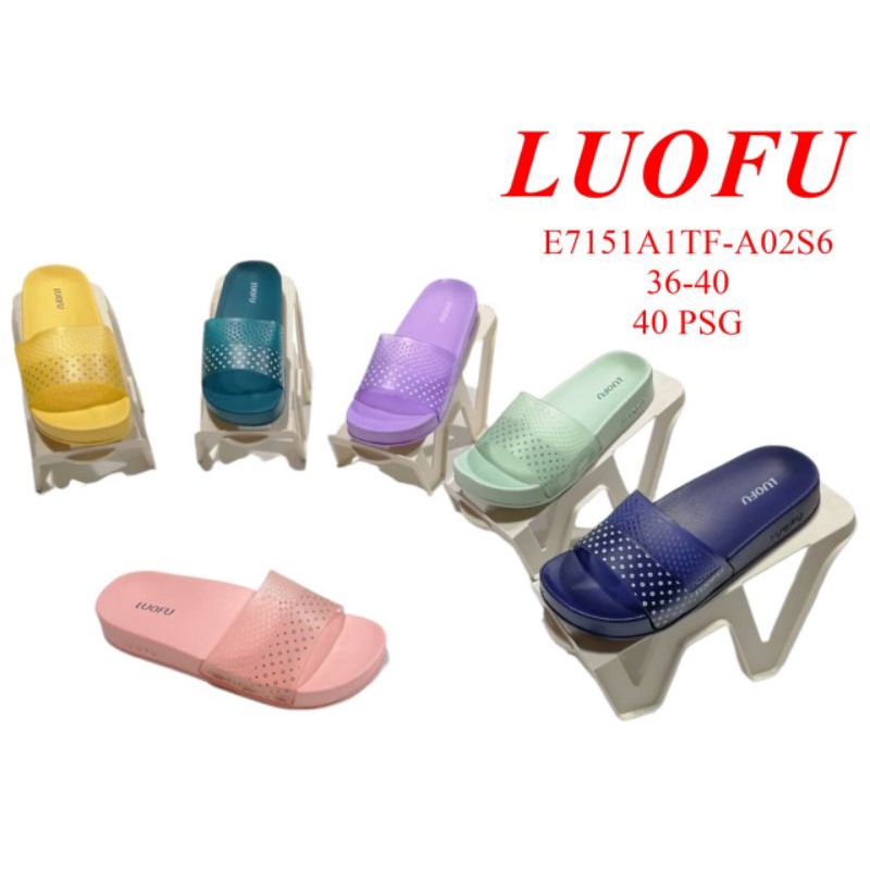 Sandal wanita selop luofu Terbaru nyaman Sandal kokop luofu 7151 A1 TF A0256 Nyaman dan empuk