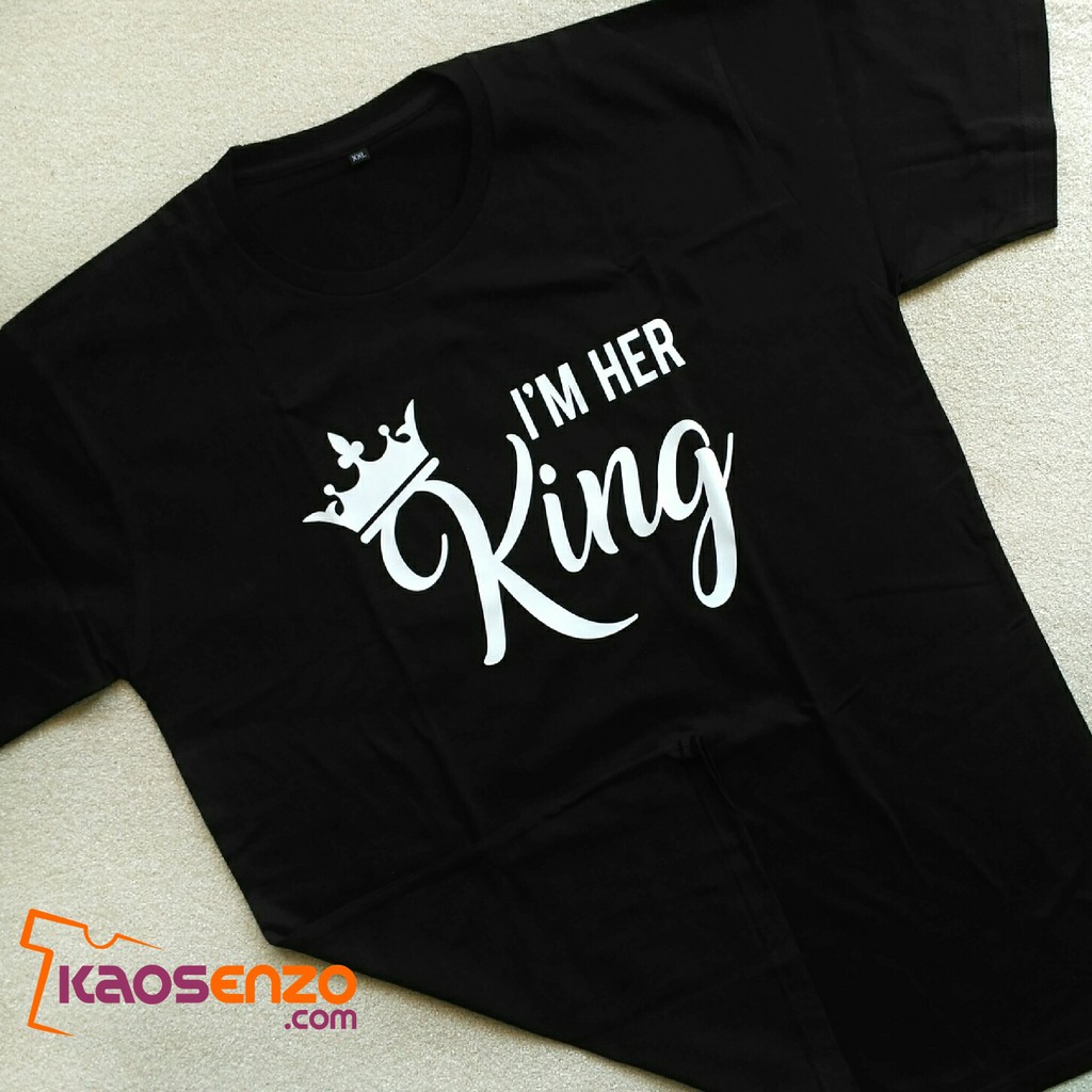 Baju Kaos Couple Keluarga Kaos Custom Anak Dewasa Desain Kaos King Queen Gratis Ganti Nama Shopee Indonesia