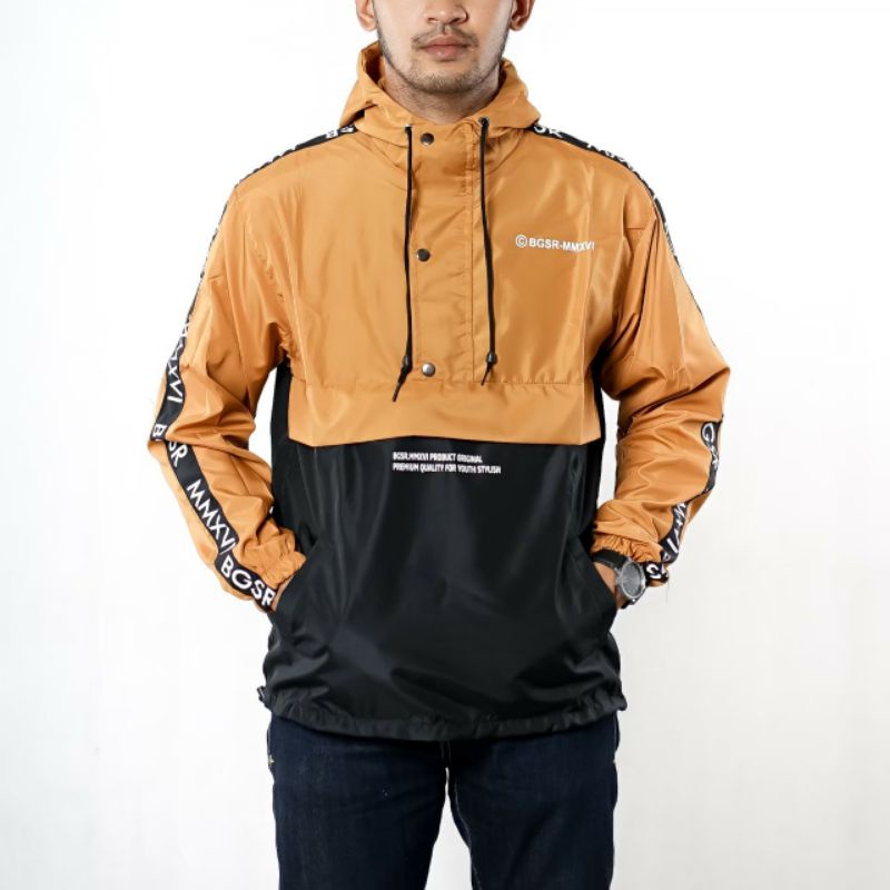 Jaket cagoule simple wangkers original jaket cagoule pria cagoule original BGSR/WANGKER/GENIUS