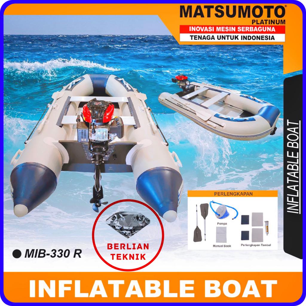 Perahu Karet 6 Orang Uk. 3.3 x 1.5 M Inflatable Boat Matsumoto MIB 330 R
