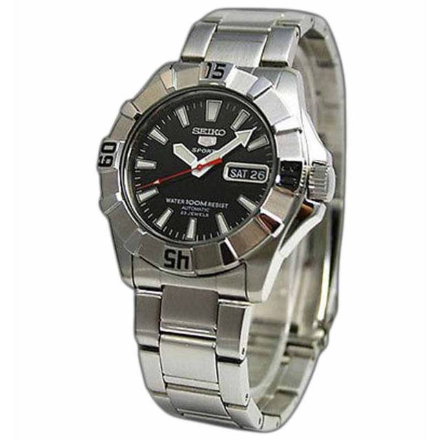 Jam Tangan Pria SEIKO 5 SNZF57 Sports Automatic Chronograph Watch Original SNZF57K1