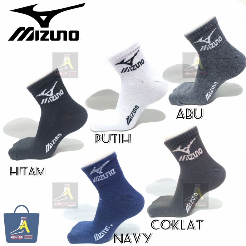 kaos kaki pria mizuno 3/4 /kaos kaki pendek mizuno