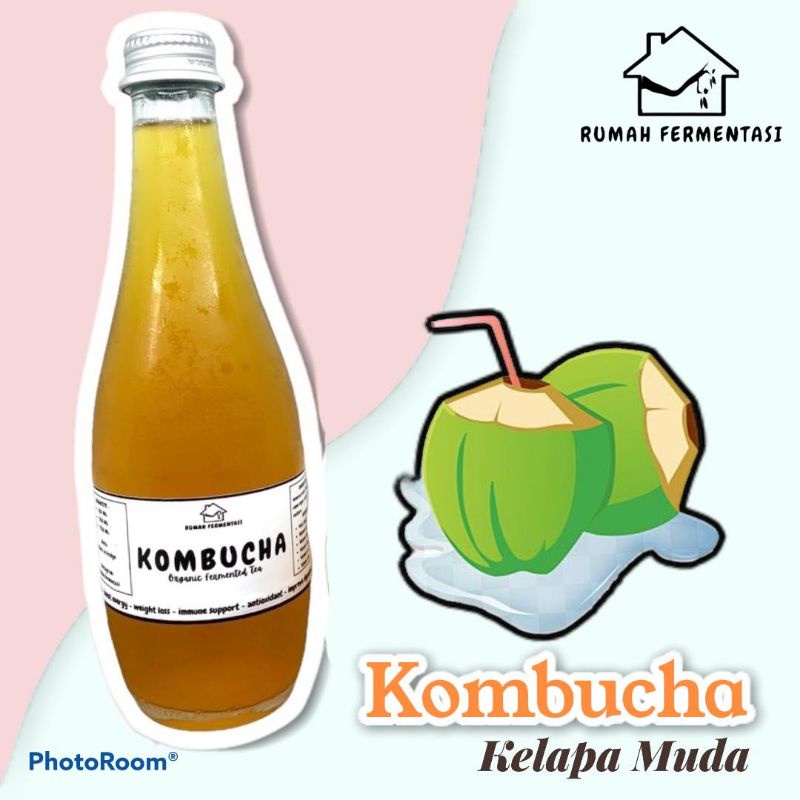 

Kombucha Coconut (Kelapa Muda) 750ml | by Rumah Fermentasi