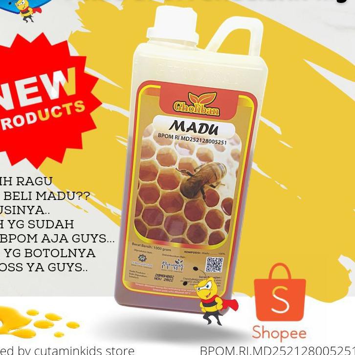 

Stock Banyak PPY PROMO..!! MADU HUTAN MULTIFLORA STANDAR BPOM GHOLIBAN 1000GR/ 1KG PRODUK ASLI PJ V