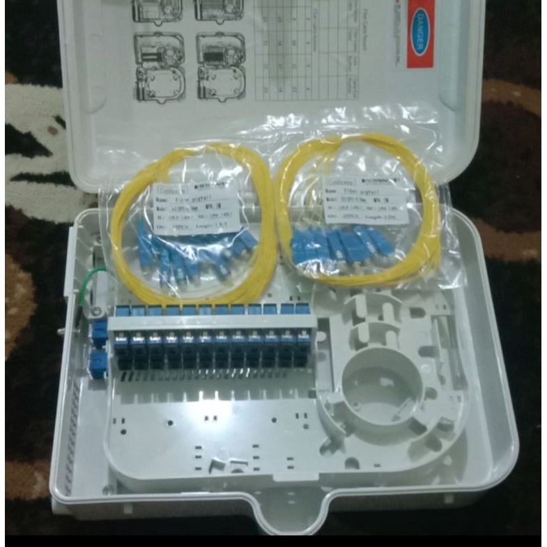 odp 24 core lengkap pigtail SC UPC/ODP 24CORE