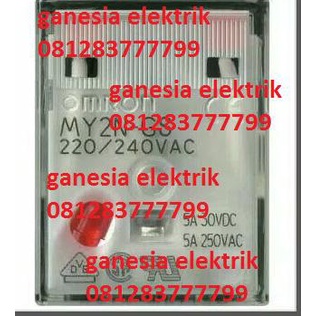 ✮ Relay omron my2n + socket 220v 100% original omron ➮