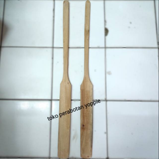 Adukan dodol - spatula kayu - spatula dodol - pengaduk kayu - pengaduk dodol - sodet kayu