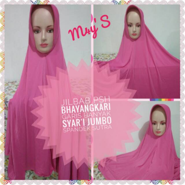 (PO) JILBAB DINAS PSH/PSK BHAYANGKARI SYARI JUMBO