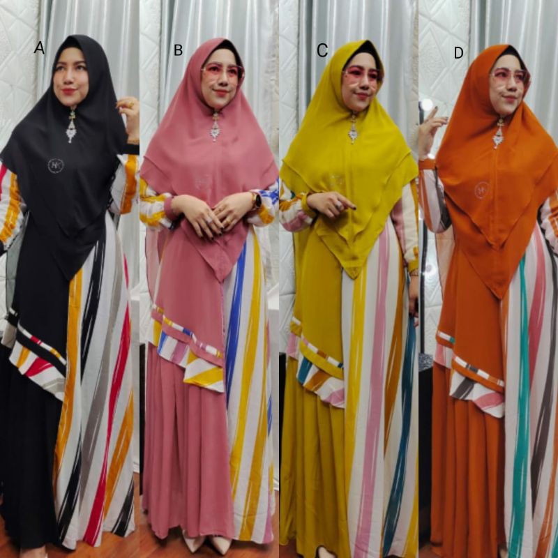 YUMNA SYARI BY HK GAMIS SYARI TERBARU SET SYARI ORIGINAL BAJU GAMIS BAJU SYARI MEWAH