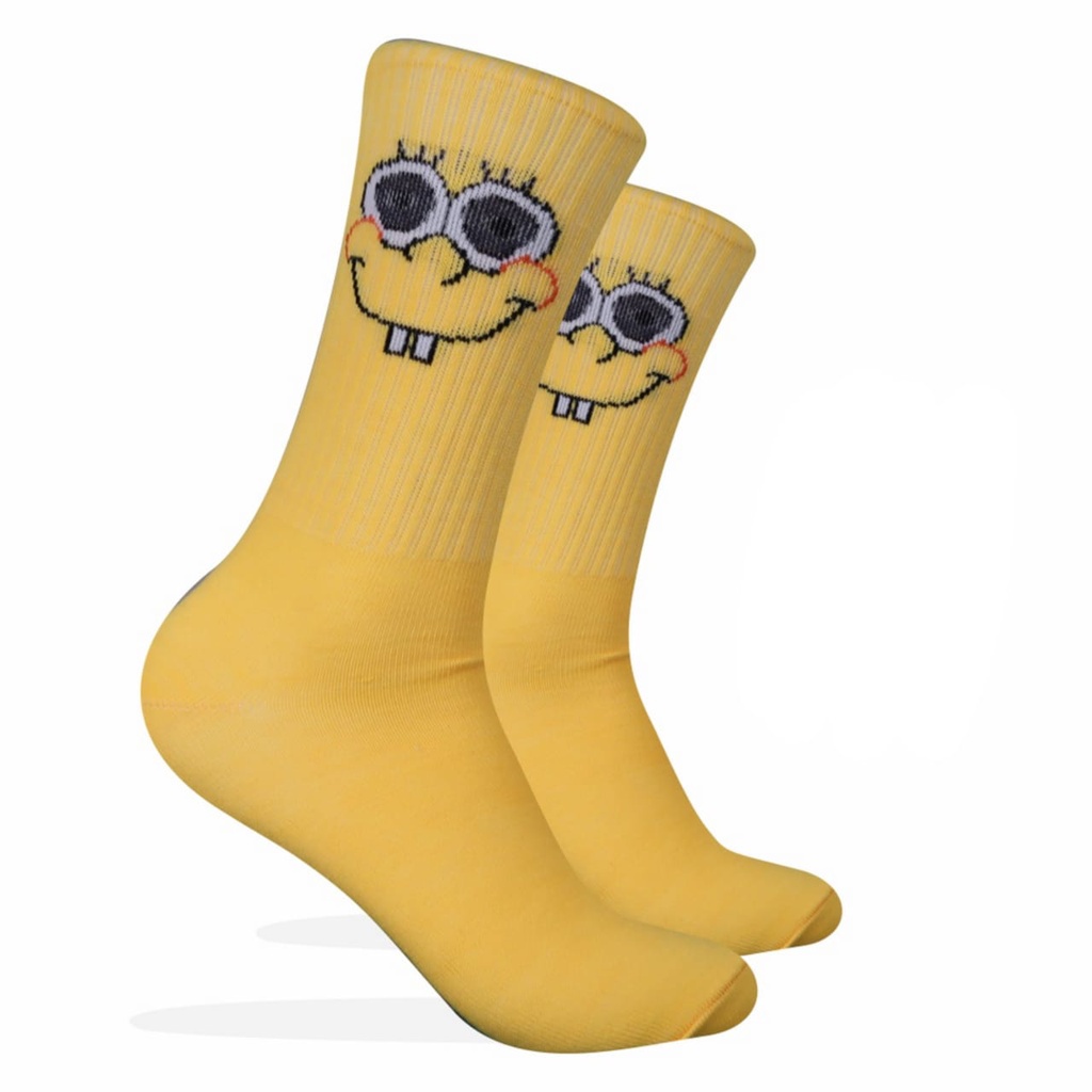 Kaos Kaki Motif Spongebob ( K2 )