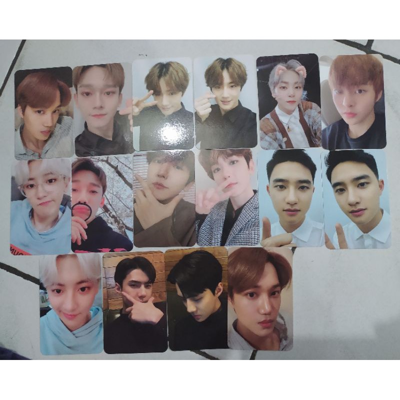 [Ready Stock] OFFICAL Photocard PC EXO Welkit POSTCARD EXO