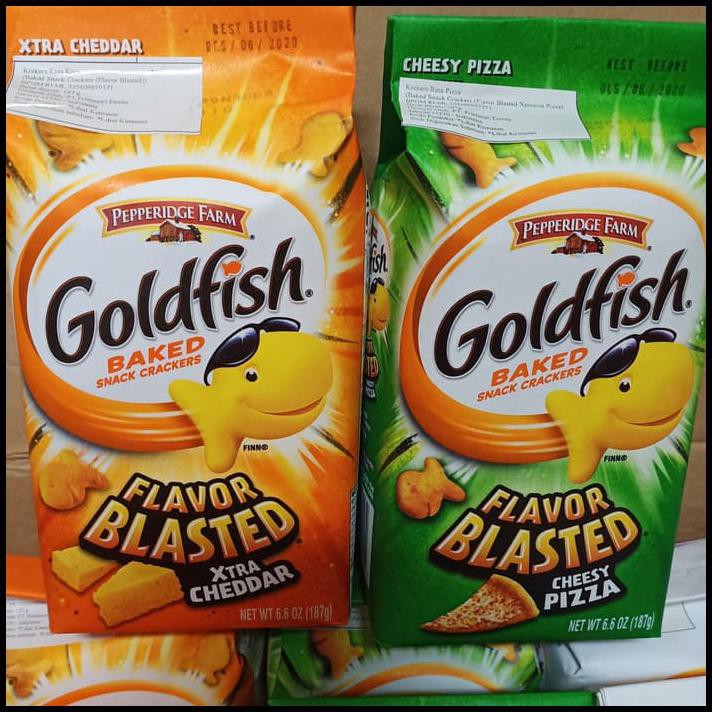 Jual Produk Terbaik Goldfish Pepperidge Farm Flavour Blast Biscuit