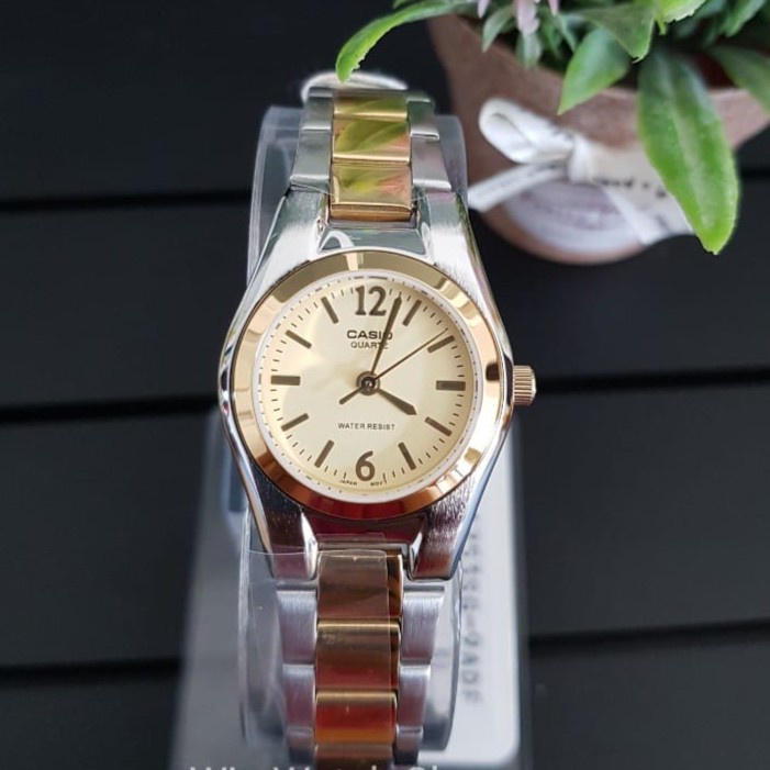 CASIO STANDART LTP-1253SG-9A SILVER ROSEGOLD JAM WANITA TERBARU ORIGINAL