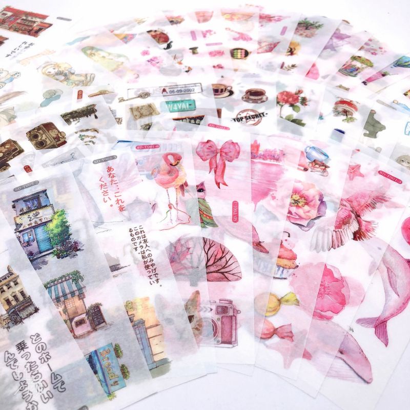 

Stiker Kertas/Selotip Washi Kreatif Lucu Untuk Scrapbook