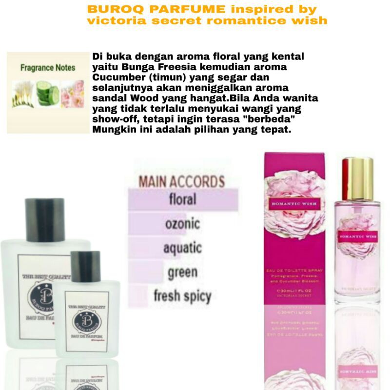 parfum wanita romantic wish romanwish best seller aroma buah seger cewek miyak wangi tahan lama pria suka 20ml -100ml