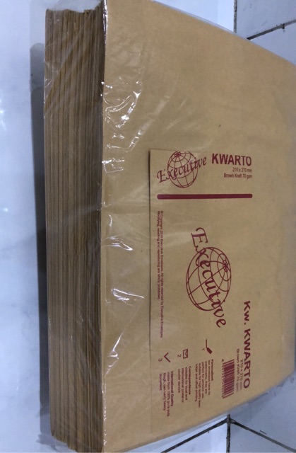 

Amplop Coklat Kwarto wuato kuarto