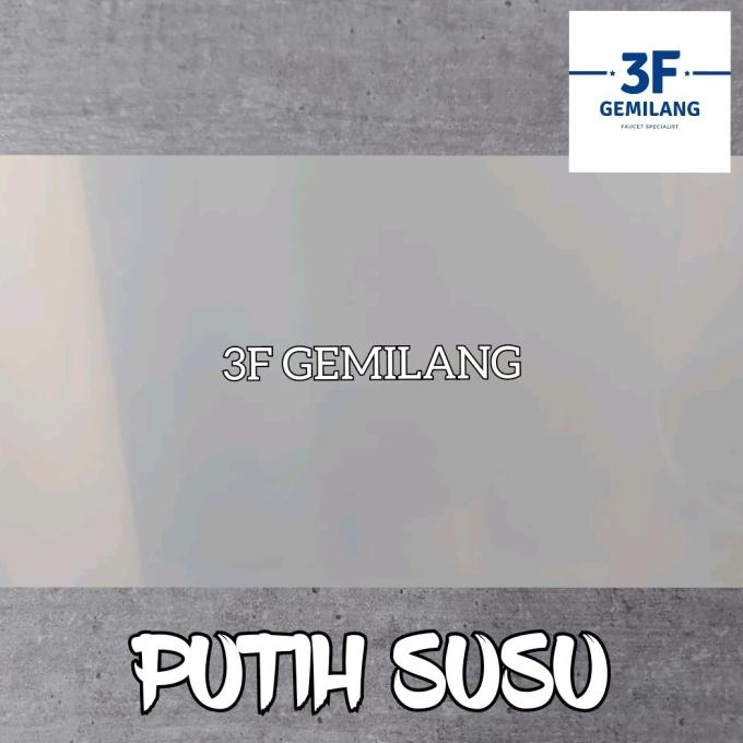Fiber Plastik Penutup Pagar POLOS Warna PUTIH SUSU Meteran MURAH