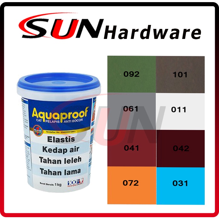 Cat Tembok Aquaproof 1 Kg Eksterior Anti Bocor Waterproofing