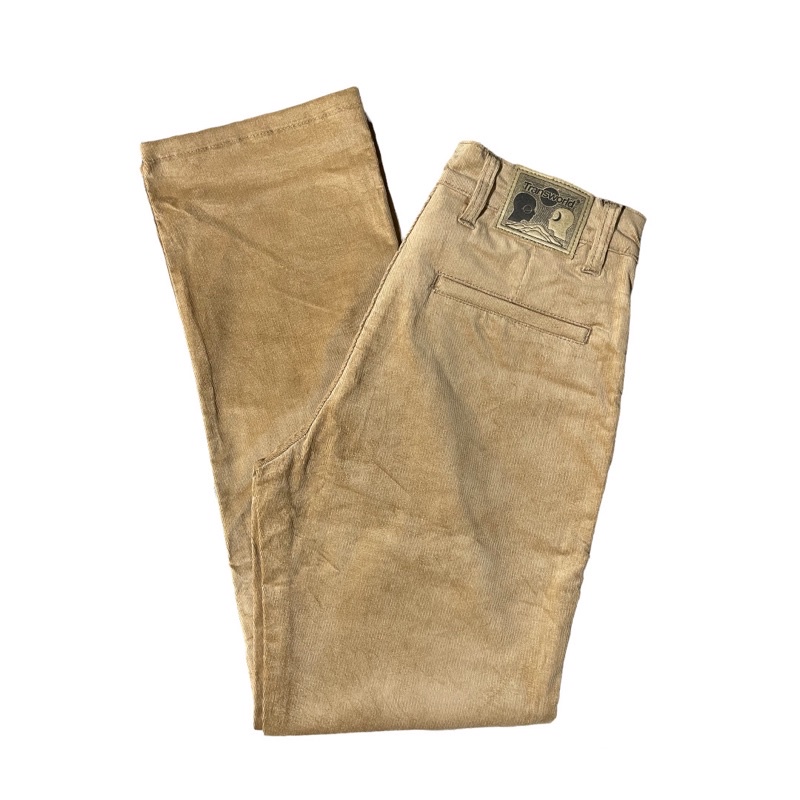 Transworld Celana Corduroy Panjang Legular Fit Khaki