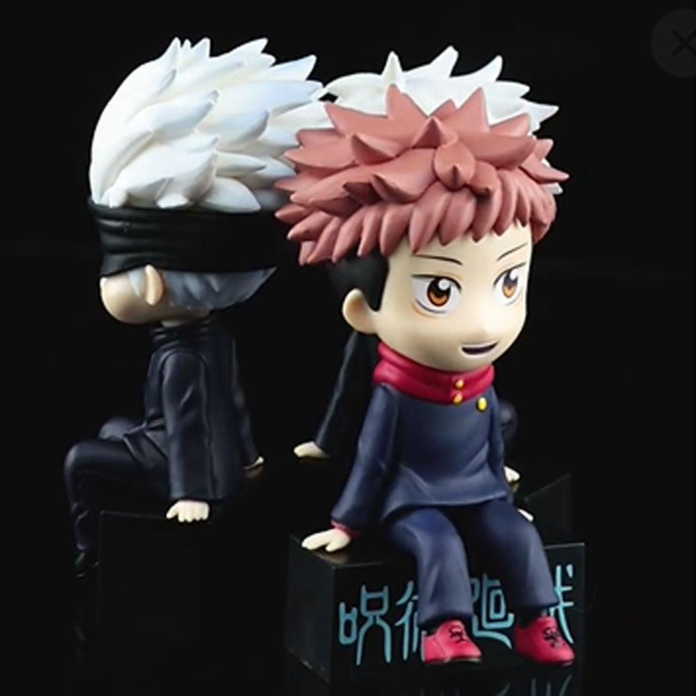 [Elegan] Jujutsu Kaisen Hiasan Mobil Untuk Hadiah Modle Mainan Kugisaki Nobara Anime Figure Gojo Satoru