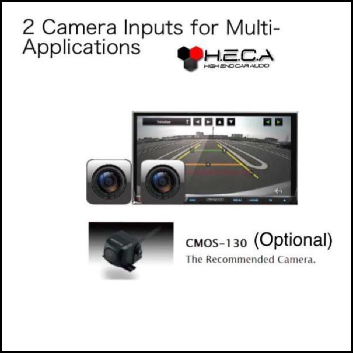 Kenwood Ddx-418Bt Head Unit Tape Double Din Ddx418Bt + Rear Camera