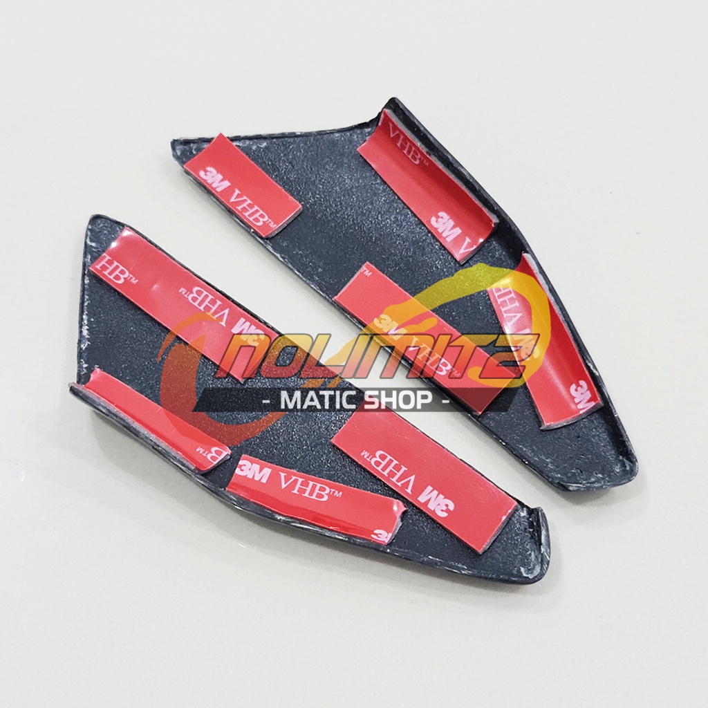 Cover Lis Step Pijakan Kaki Belakang Carbon Kevlar PCX 150 Lokal