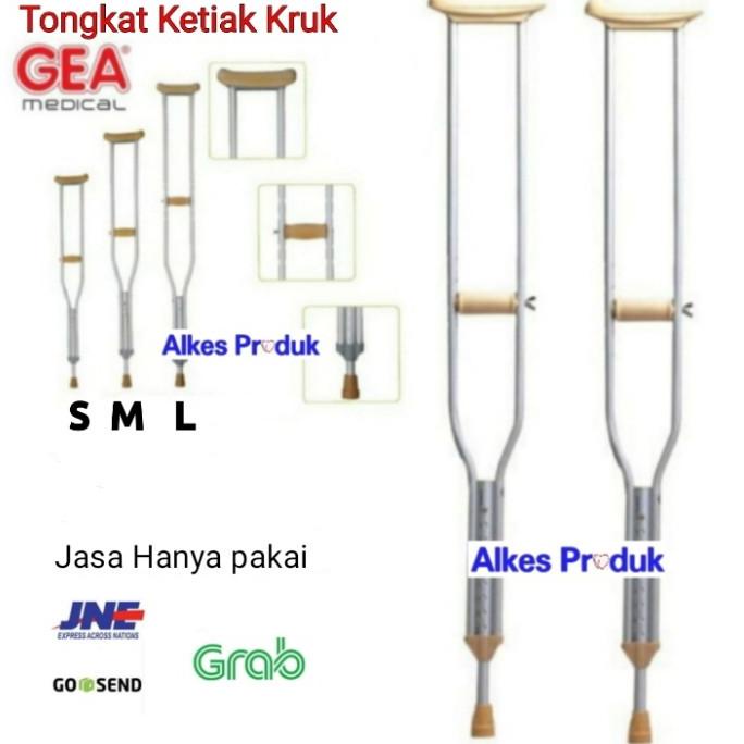 Tongkat Ketiak / Crutch / Tongkat Jalan / Tongkat Bantu Jalan / Kruk