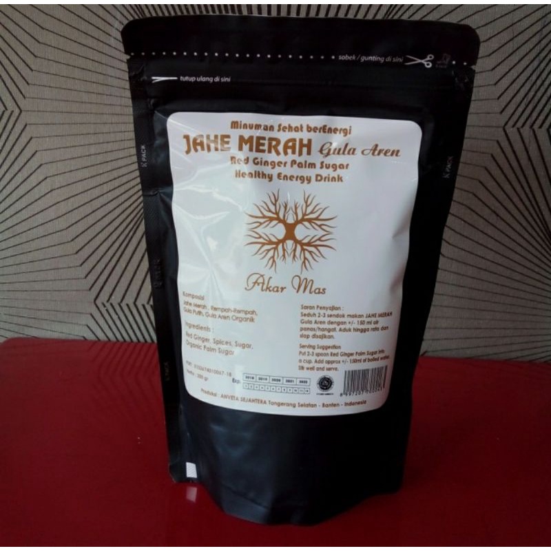 

Jahe Merah Gula Aren Akar Mas 200g