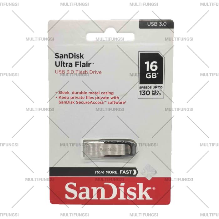 ORIGINAL SANDISK FLASHDISK 16GB ULTRA FLAIR CZ73 / USB 3.0 / CZ-73