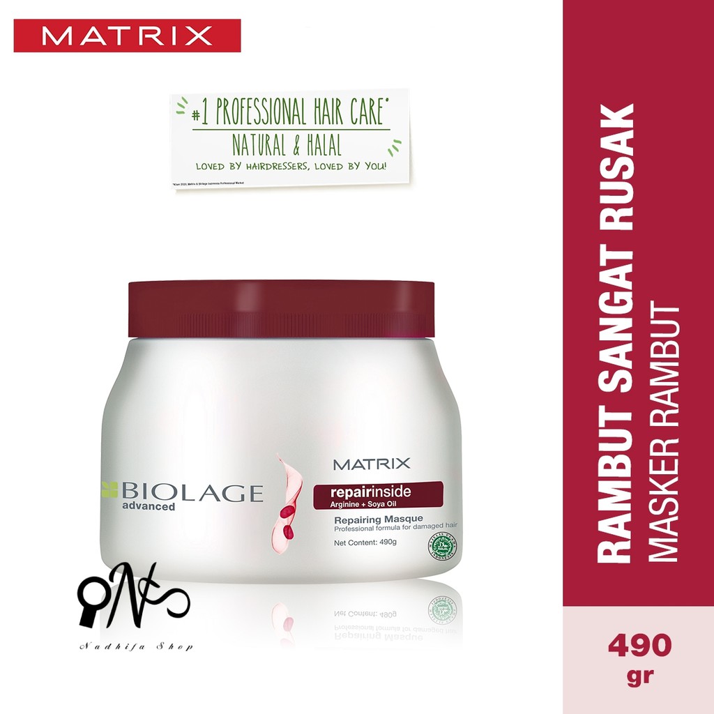 Matrix Biolage Hair Treatment Repair inside Mask untuk Rambut sangat Rusak 490gr original