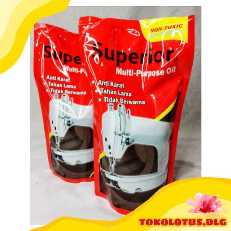 Oli mesin jahit superior refill 900ml oli tailor