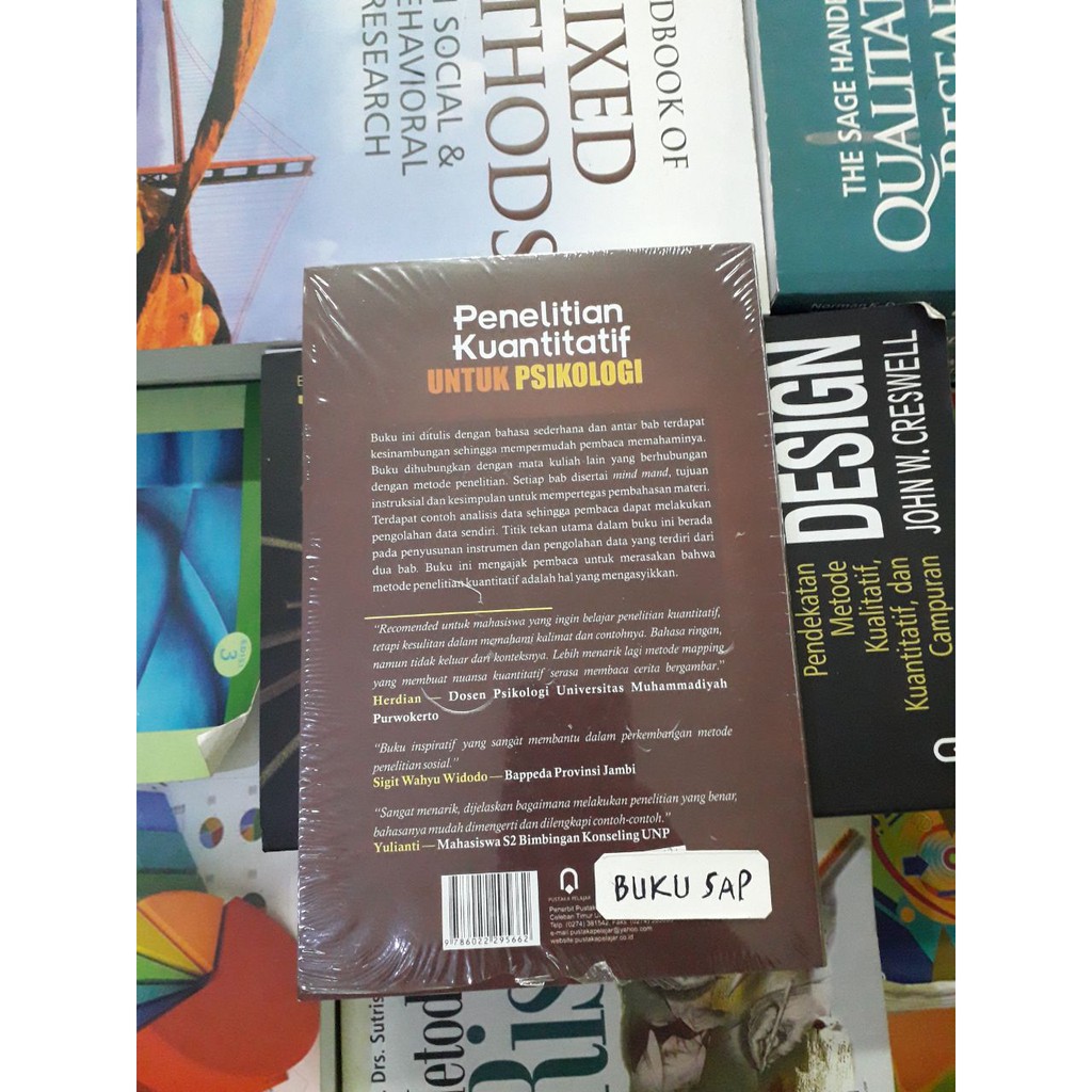 Buku Penelitian Kuantitatif Untuk Psikologi Jelpa Periantalo Original Gb Shopee Indonesia