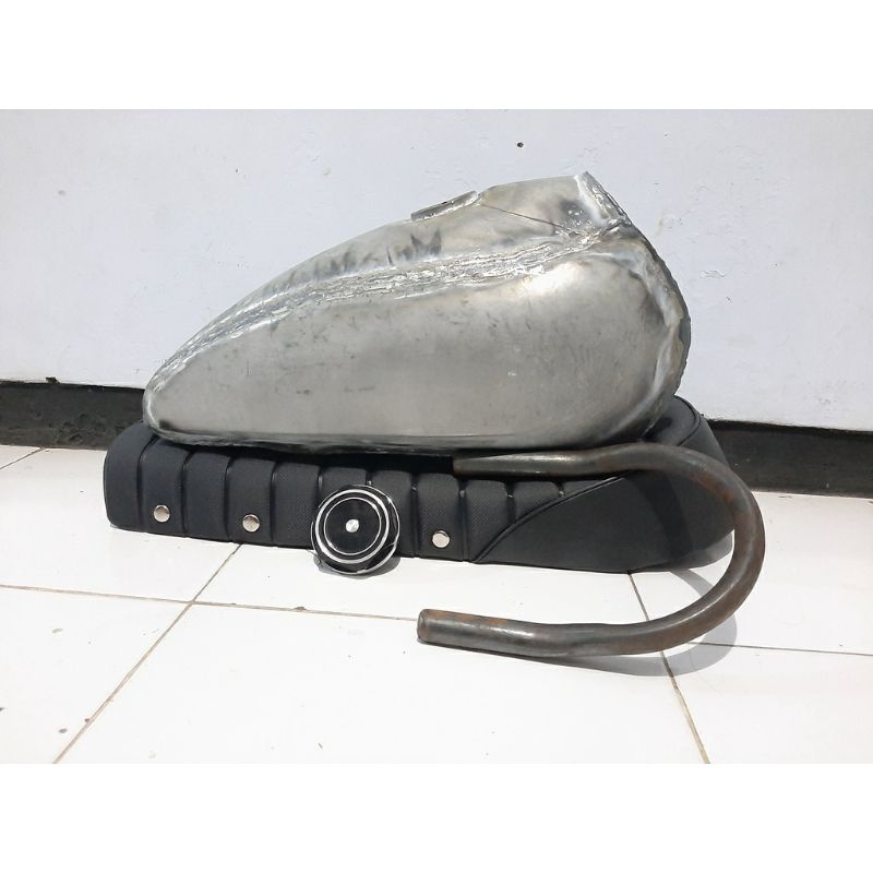 paket japstyle tangki dt enduro 100 125 old brastyle scramberl copper sporters