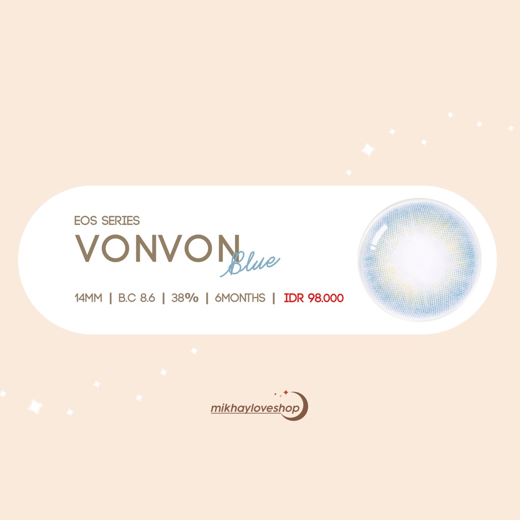 MIKHAYLOVESHOP Softlens Vonvon Blue | EOS