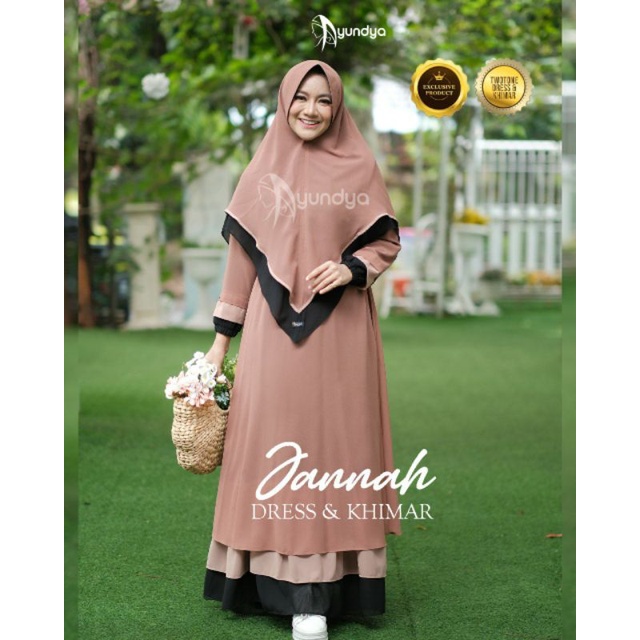 JANNAH DRESS BY AYUNDYA (DRESS ONLY) (M-4XL)