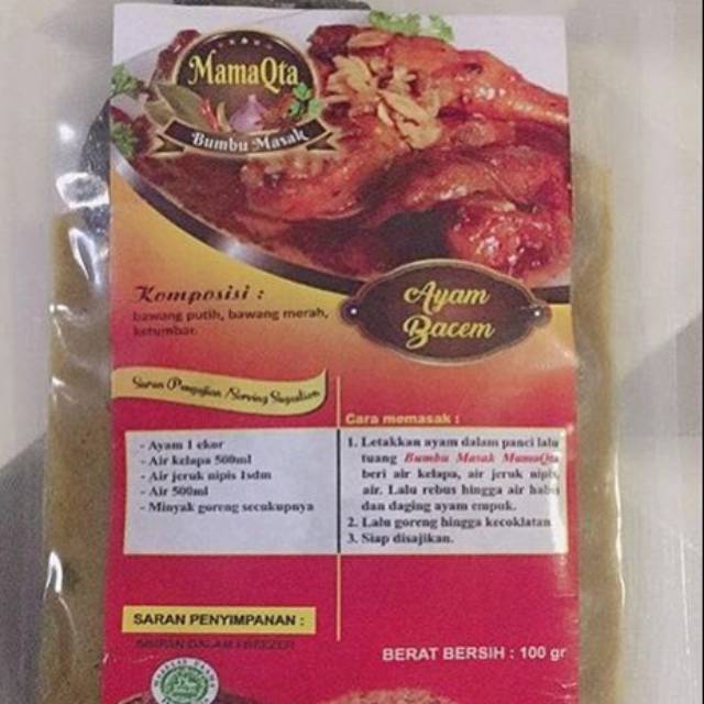 

Bumbu Ayam Bacem