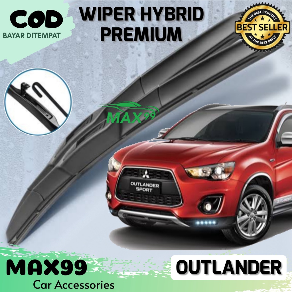COD - WIPER HYBRID OUTLANDER/ WIPER HYBRID PREMIUM OUTLANDE / WIPER KACA HYBRID MITSUBISHI OUTLANDER