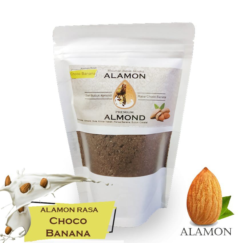 

Susu Almond Bubuk - Alamond - Rasa Choco Banana Pisang Coklat | ASI BOOSTER | Minuman Kesehatan